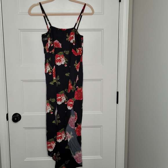 Juniors Y2K  Floral Print Dress M Derek Heart - Picture 2 of 5